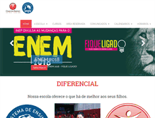 Tablet Screenshot of escolacelestin.com.br